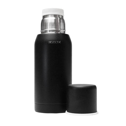 TERMO 750ML DOBLE PARED NEGRO AQUA SELECTA