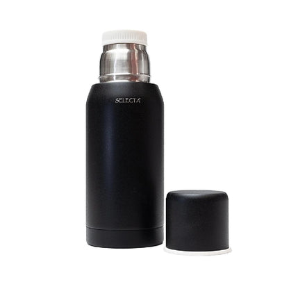TERMO 750ML DOBLE PARED NEGRO AQUA SELECTA