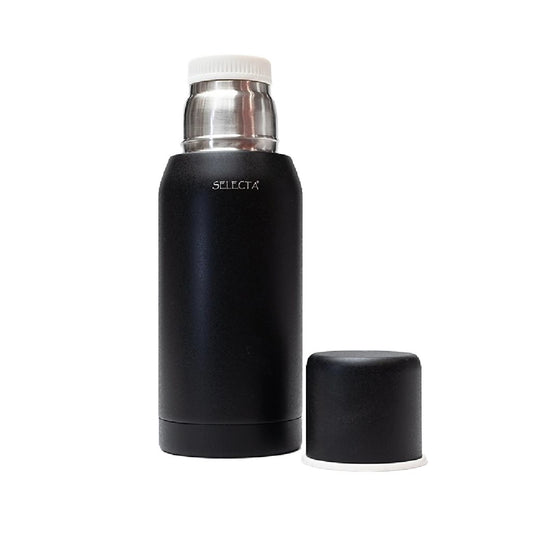 TERMO 750ML DOBLE PARED NEGRO AQUA SELECTA