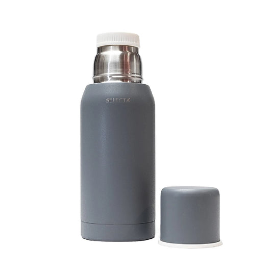 TERMO 750ML DOBLE PARED GRIS AQUA SELECTA