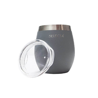 MATE 240ML DOBLE PARED GRIS AQUA SELECTA