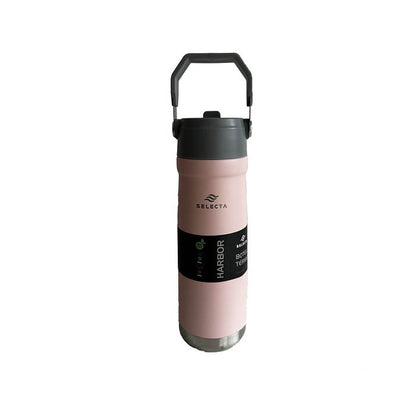 BOTELLA TERMICA 650ML DOBLE PARED ROSA