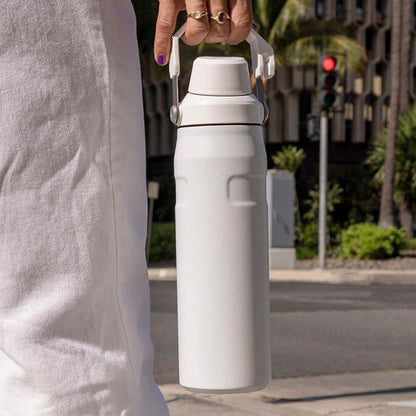 BOTELLA TERMICA ACERO 750ML BLANCO