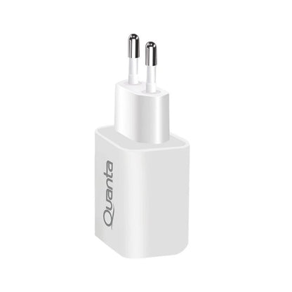 Cargador Carga Rápida Quanta QTCACR2 20W USB-A y USB-C
