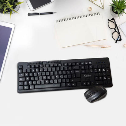 COMBO TECLADO Y MOUSE INALAMBRICOS KEK-195