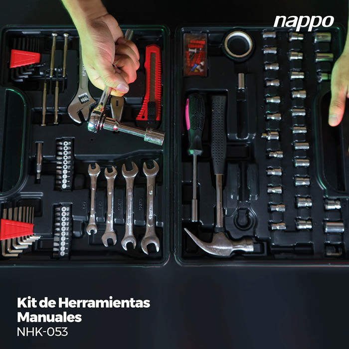 KIT DE HERRAMIENTAS MANUALES NAPPO NHK-053