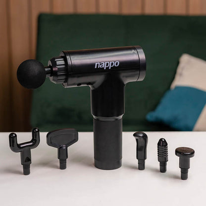 PISTOLA MASAJEADORA CON 6 PUNTAS NAPPO NPM070