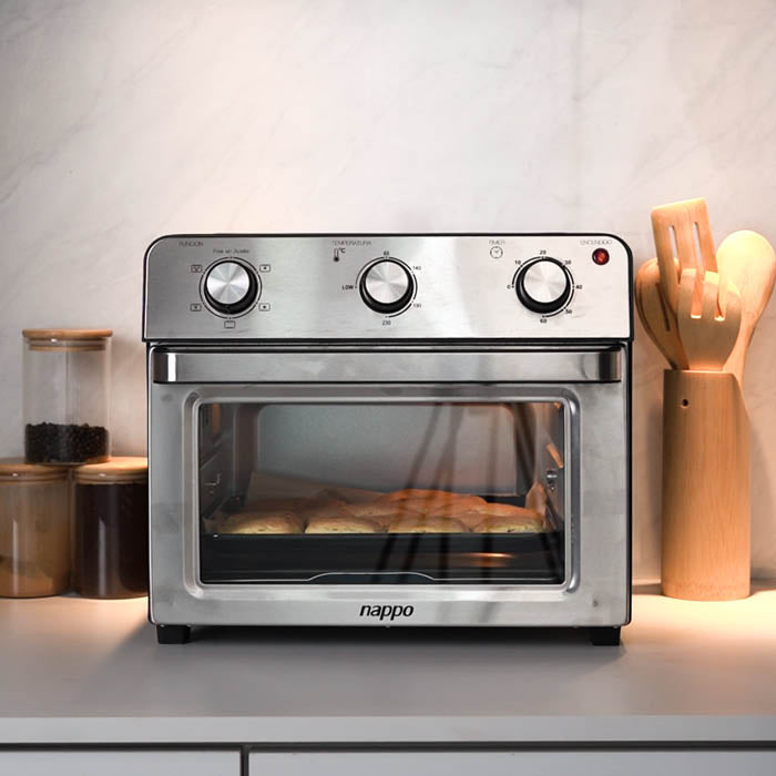 FREIDORA SIN ACEITE Y HORNO ELECTRICO NAPPO 22L NEH-095