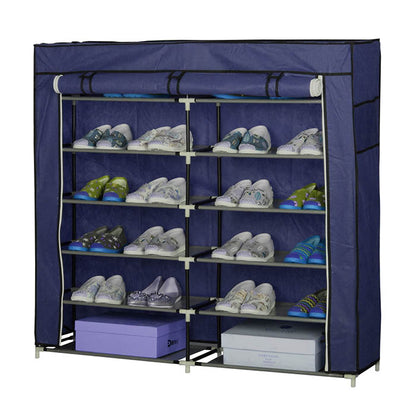 ZAPATERA DE TELA DOBLE T-2712 DECOTEAM AZUL