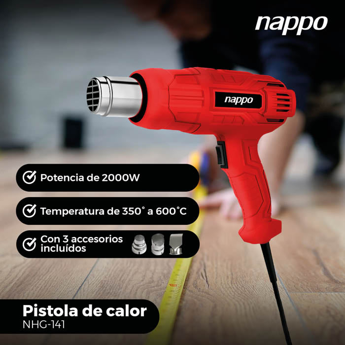 PISTOLA DE CALOR NAPPO NHG-141
