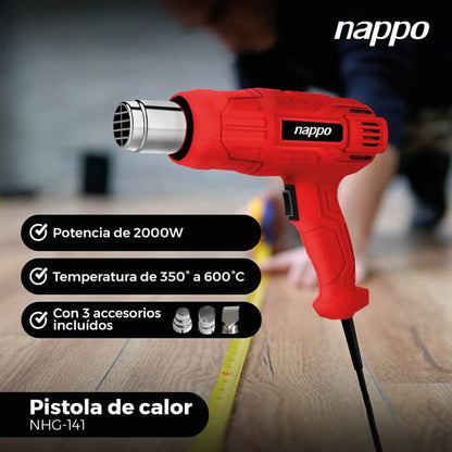PISTOLA DE CALOR NAPPO NHG-141