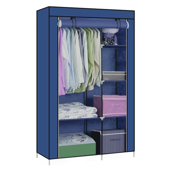 ROPERO DECOTEAM AZUL 105*45*170CMS DDR-005