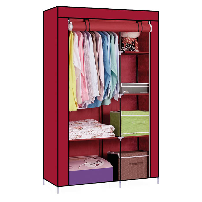 ROPERO DECOTEAM BORDEAUX 105*45*170CMS DDR-005