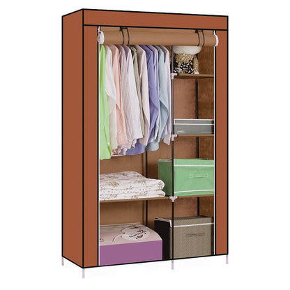 ROPERO DECOTEAM MARRON 105*45*170CMS  DDR-005