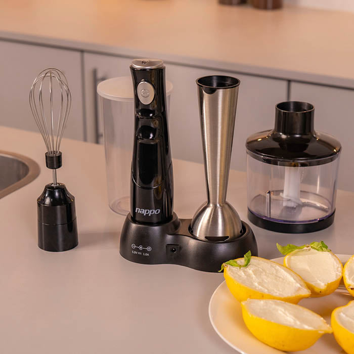 MIXER DE MANO CON BATERIA RECARGABLE NEM-151