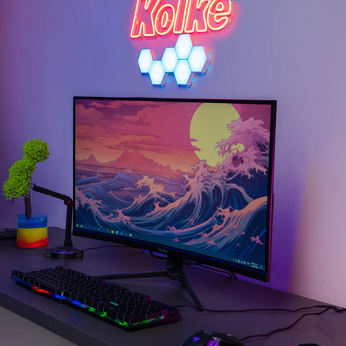 MONITOR LED CURVO 27" FULL HD KES-651