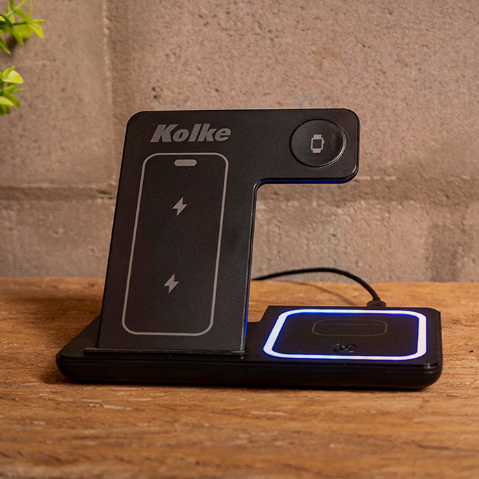 CARGADOR INALAMBRICO 3 EN 1 KCR-5662