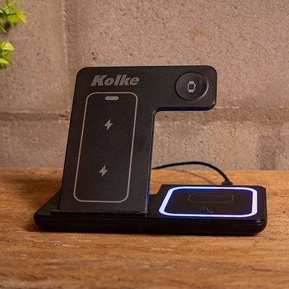 CARGADOR INALAMBRICO 3 EN 1 KCR-5662