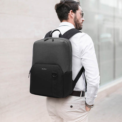 MOCHILA ESSENTIAL KVM-655 NEGRA Y GRIS CLARO