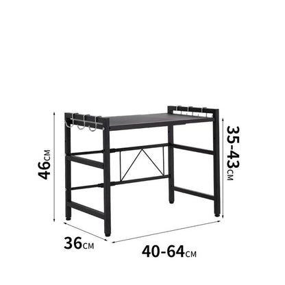 ORGANIZADOR DE ESTANTERIA RACK MICROONDAS AJUSTABLE DECOTEAM DMO-020