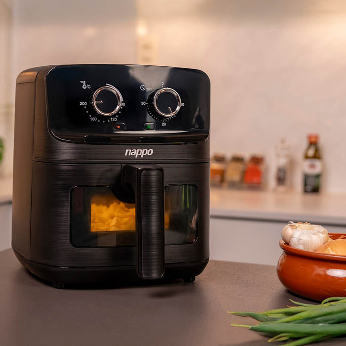 FREIDORA SIN ACEITE NAPPO EASYFRY 4,5L NEGRO NEF-214