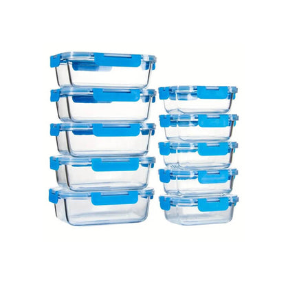 SET DE CONTENEDORES HERMETICOS 10PCS CRC-017 CROIX