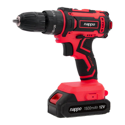 KIT TALADRO INALAMBRICO DE IMPACTO NAPPO 16 PCS NHK-217