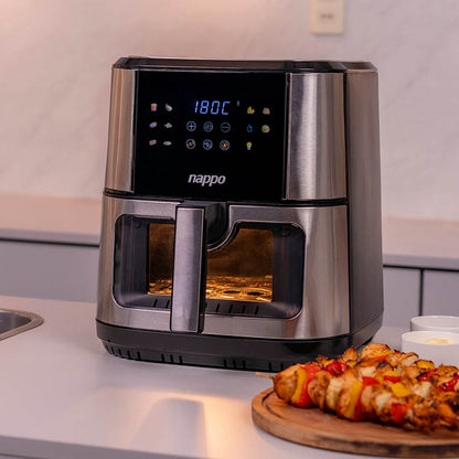 FREIDORA SIN ACEITE NAPPO DIGITAL 10L CON APP TUYA NEF-234 NEGRA