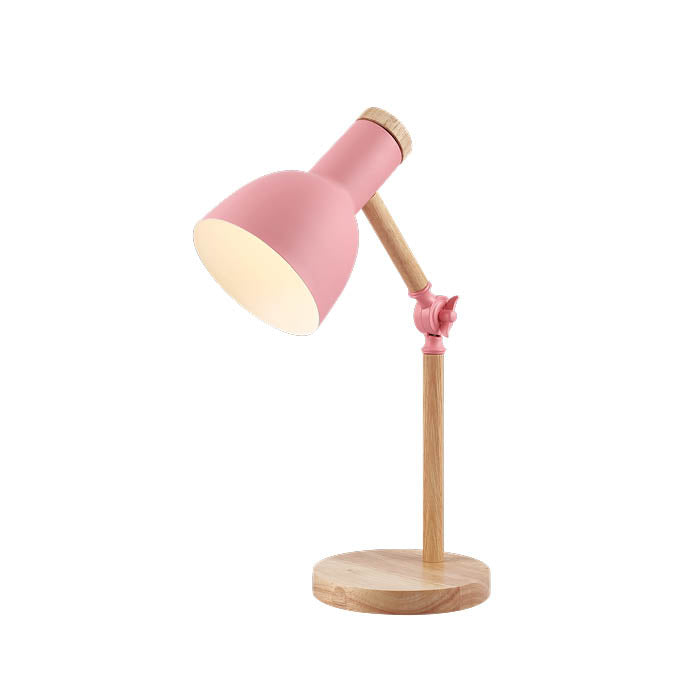 LAMPARA ARTICULADA DE ESCRITORIO DECOTEAM DOL-034 ROSA