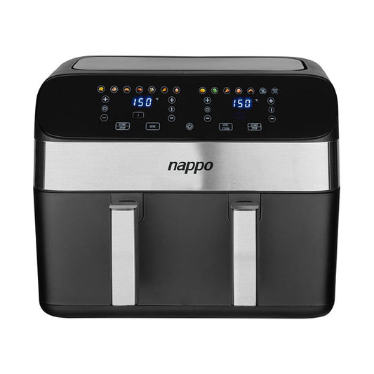 FREIDORA DIGITAL SIN ACEITE NAPPO DOBLE CRISPPRO 9L NEF-238