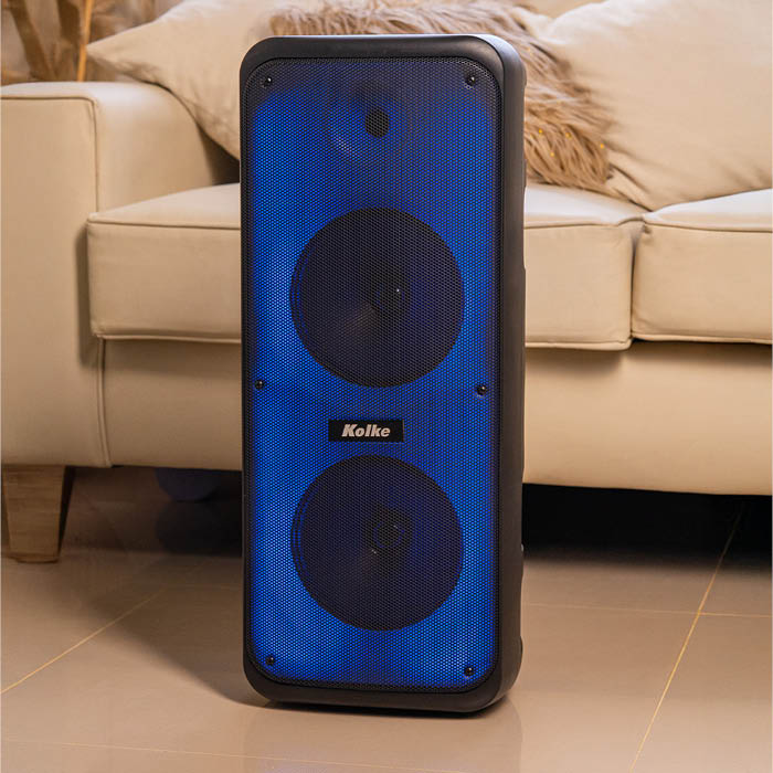 PARLANTE INALAMBRICO KOLKE DOBLE 8" VIBES KPB-702