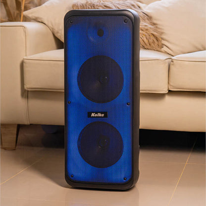 PARLANTE INALAMBRICO KOLKE DOBLE 8" VIBES KPB-702