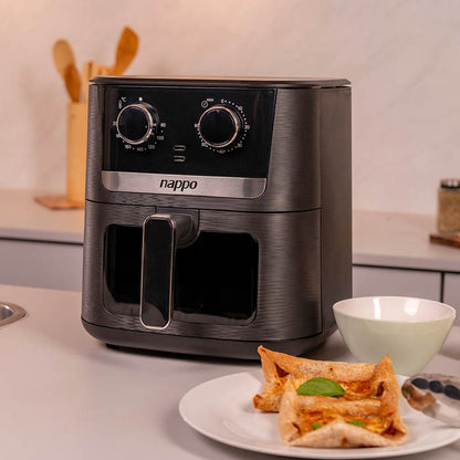 FREIDORA NAPPO SIN ACEITE MECANICA MASTER 7L NEF-245 NEGRA