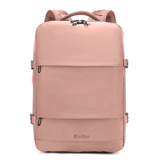 MOCHILA ANTI-ROBO JOURNEY KVM-654 ROSA