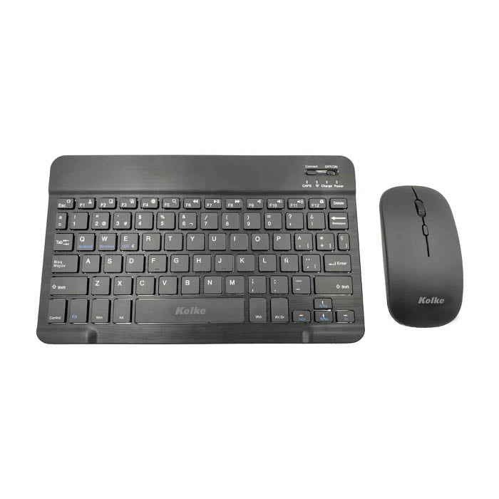 KIT DE TECLADO Y MOUSE KOLKE INALAMBRICO BT NEGRO KEK-718
