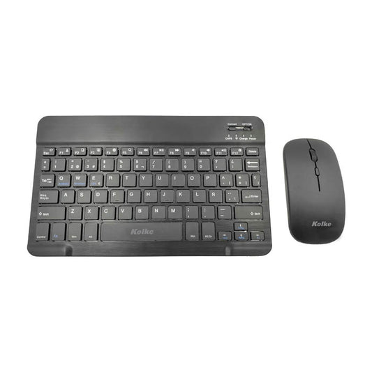 KIT DE TECLADO Y MOUSE KOLKE INALAMBRICO BT NEGRO KEK-718