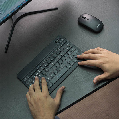 KIT DE TECLADO Y MOUSE KOLKE INALAMBRICO BT NEGRO KEK-718