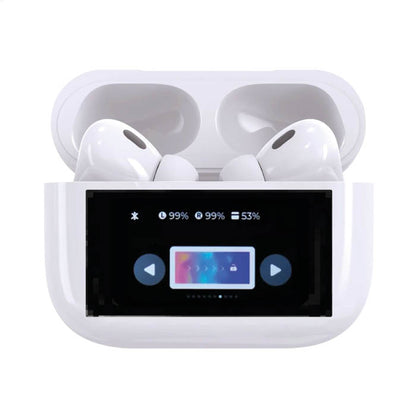 AURICULARES TWS LCD ANC+ENC KAB-719 BLANCO