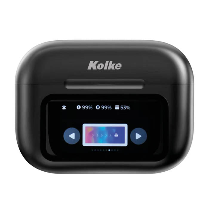 AURICULARES TWS LCD ANC+ENC KAB-719 BLANCO