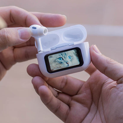 AURICULARES TWS LCD ANC+ENC KAB-719 BLANCO