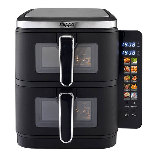 FREIDORA DIGITAL NAPPO SIN ACEITE DOBLE VERTICAL DUAL PRO 11L NEF-251