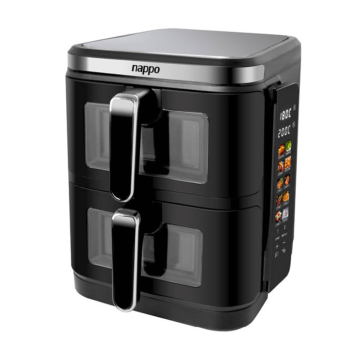 FREIDORA DIGITAL NAPPO SIN ACEITE DOBLE VERTICAL DUAL PRO 11L NEF-251