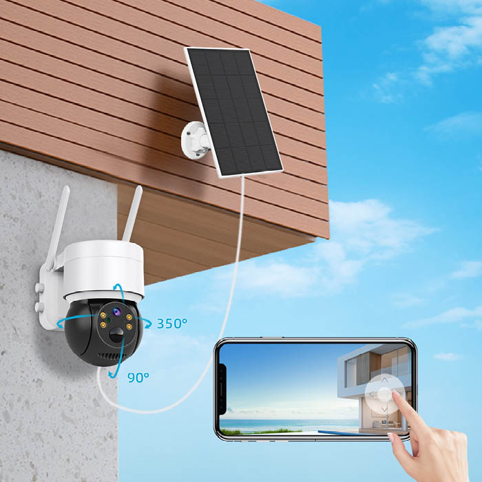 CAMARA EXTERIOR SOLAR WIFI KOLKE KUC-721