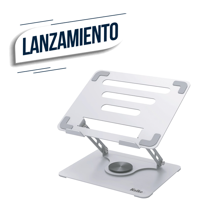 SOPORTE ELEVADOR DE METAL PARA NOTEBOOK KVS-767