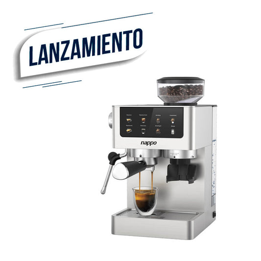 CAFETERA ESPRESSO BARISTA DELUXE 6 EN 1 C/MOLINILLO DE CAFE Y ESPUMADOR NEC-339