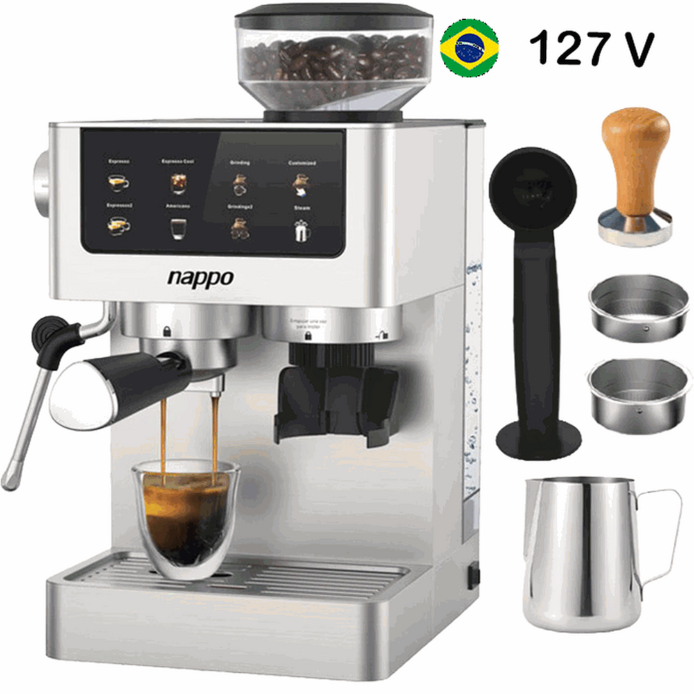 Cafetera Espresso Barista Deluxe 6 en 1 Nappo