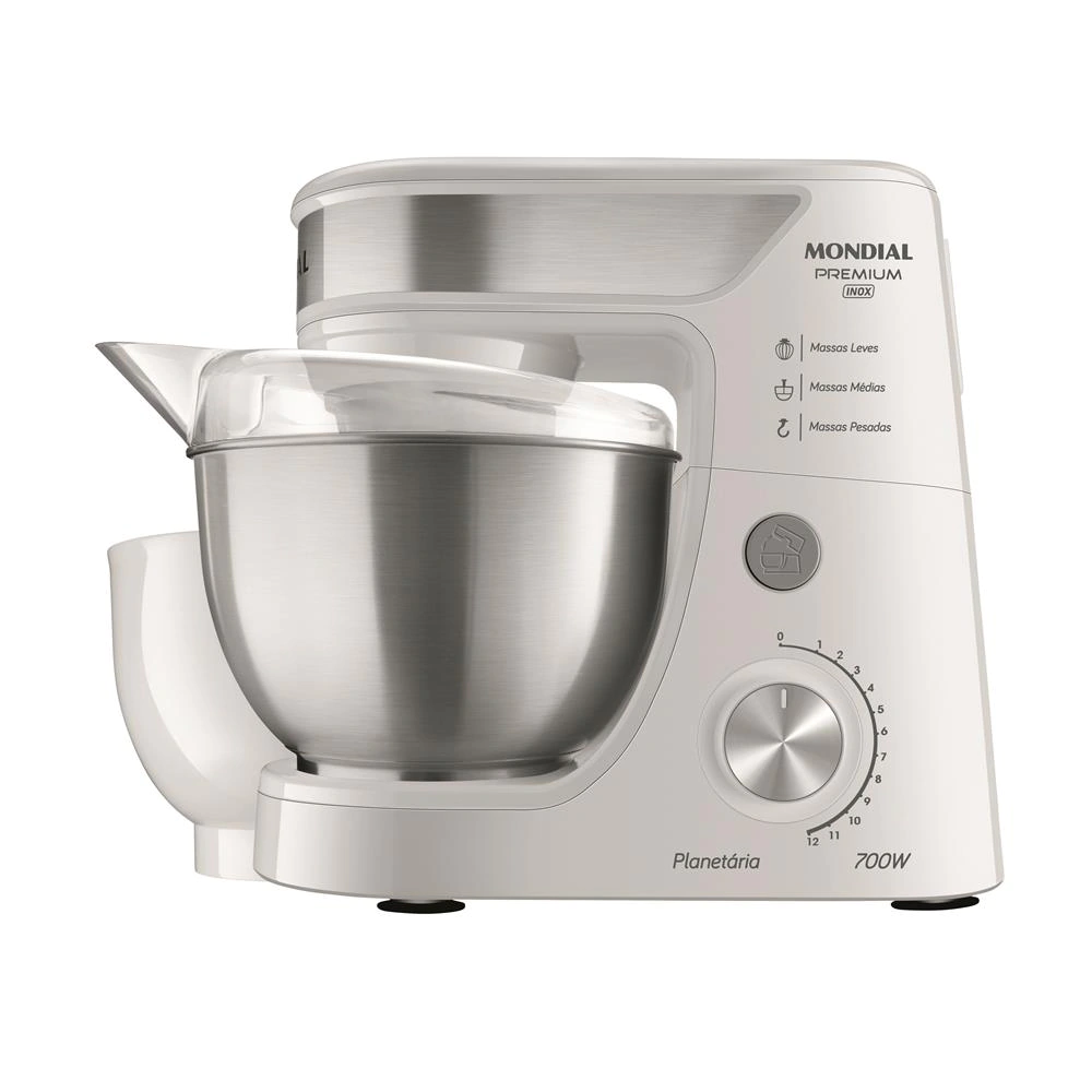 BATIDORA PLANETARIA 700W PREMIUM INOX - 2 BOLS BP-02P-W-TI