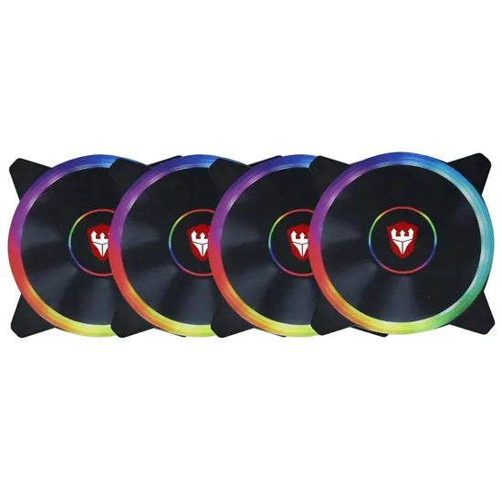 Kit 4 Coolers RGB Satellite RGB-30K 120 mm para Gabinete