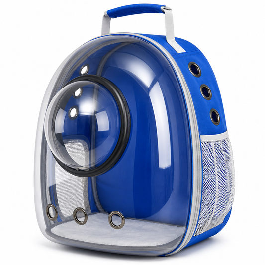 Mochila para Mascotas SATE A-MM1807 Azul/Gris
