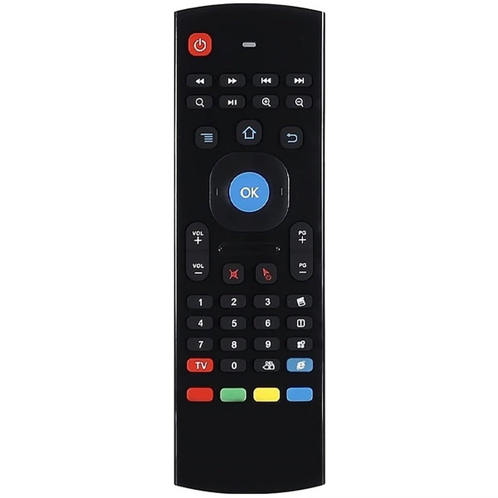 Control Remoto Air Mouse Krab KB3 con Voz 2.4G Negro
